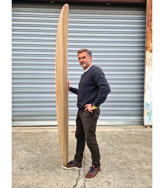 Tabla de surf en madera natural Peppermint Surfboards Peppermint Mid Length 7'6" Timber