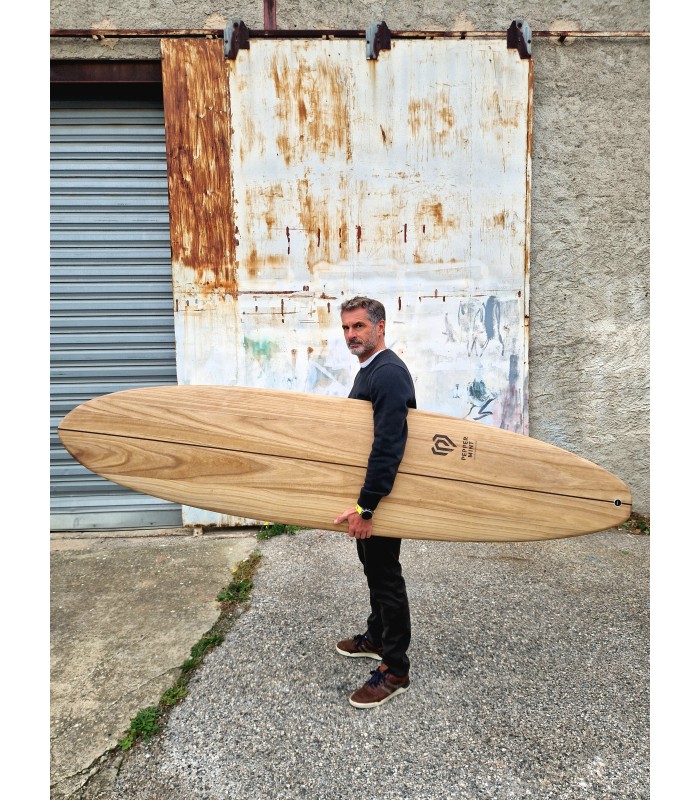 Tabla de surf en madera natural Peppermint Surfboards Peppermint Mid Length 7'6" Timber