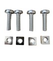 Tornillo con corredera - Inox A4 - Para tablas de Wing foil, surf foil AFS o de otras marcas con cajetines US Box