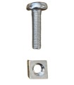 Tornillo cabeza plana con corredera - Inox A4 - US Box