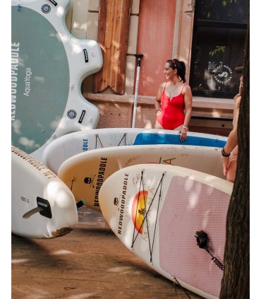 Plataforma AquaYoga Redwoodpaddle SUP Yoga Pilate Paddle surf