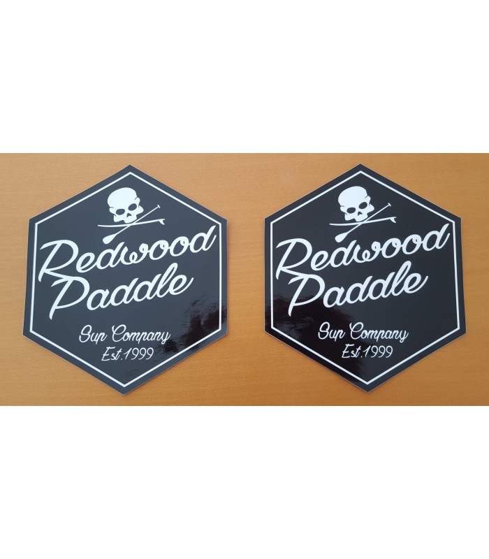 Stickers Pack Black - Tabla Stand Up Paddle Surf Redwoodpaddle