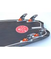 4 Aletas SUP Quad 110 Orange - Tabla Stand Up Paddle Surf Redwoodpaddle