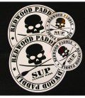 Stickers Pack Medium - Tabla Stand Up Paddle Surf Redwoodpaddle calavera skull