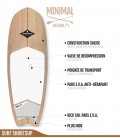 Minimal Natural Wood 7′1