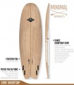 Minimal Natural Wood 8'6