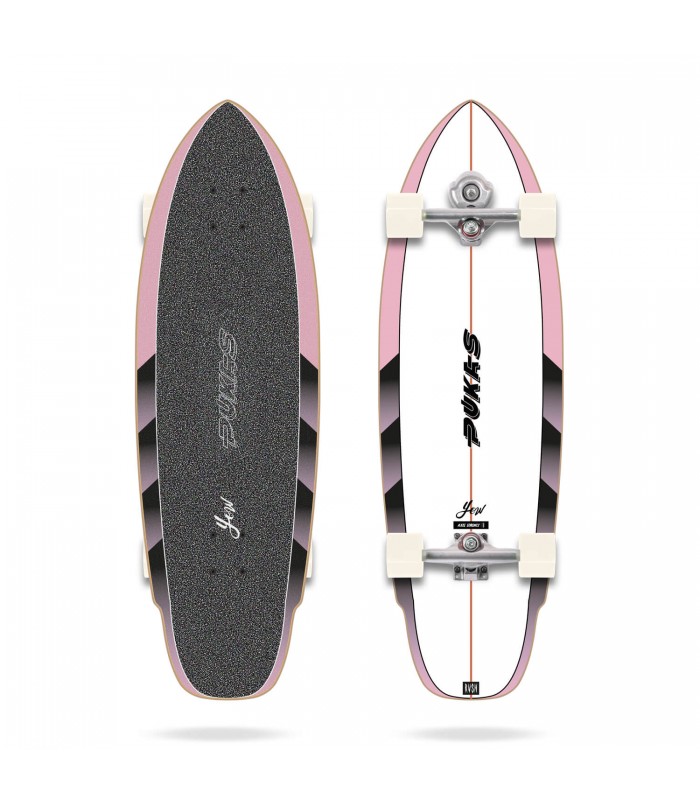 Yow PUKAS RVSH 33 Surfskate Your Own Wave Truck Meraki Surf Skate