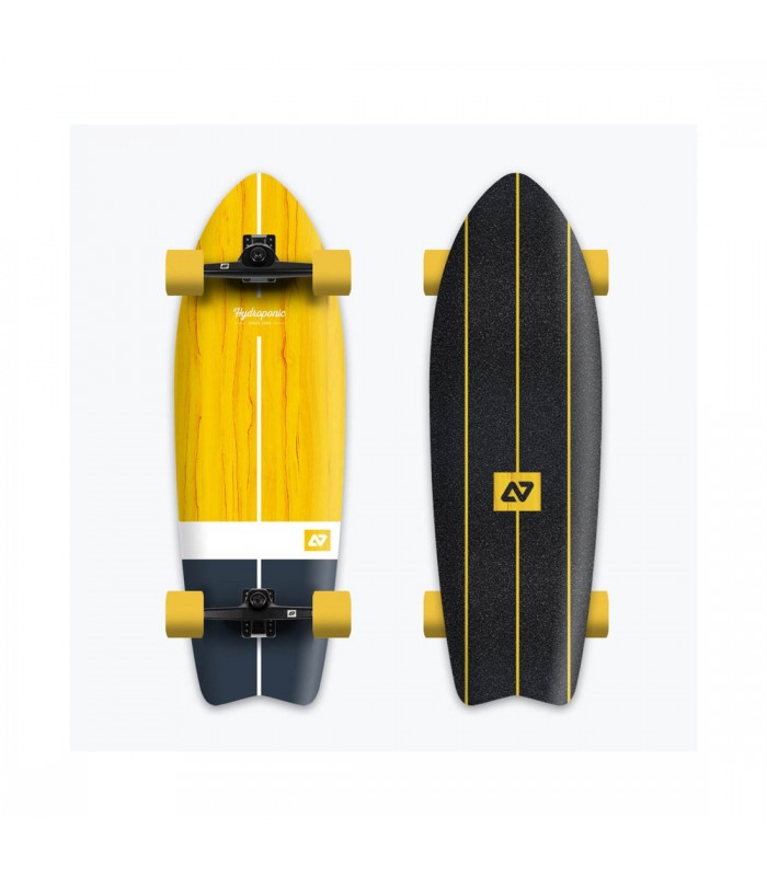 Hydroponic Surfskate Vintage Yellow Surf Skate Pumptrack